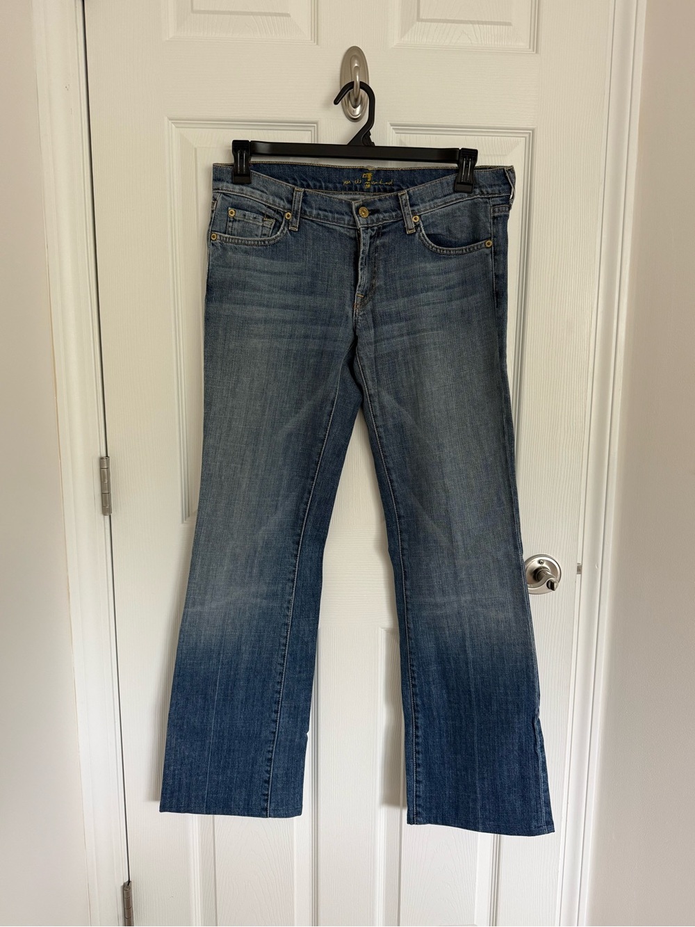 Women’s Seven Bootcut Jeans Low-Rise Size 30